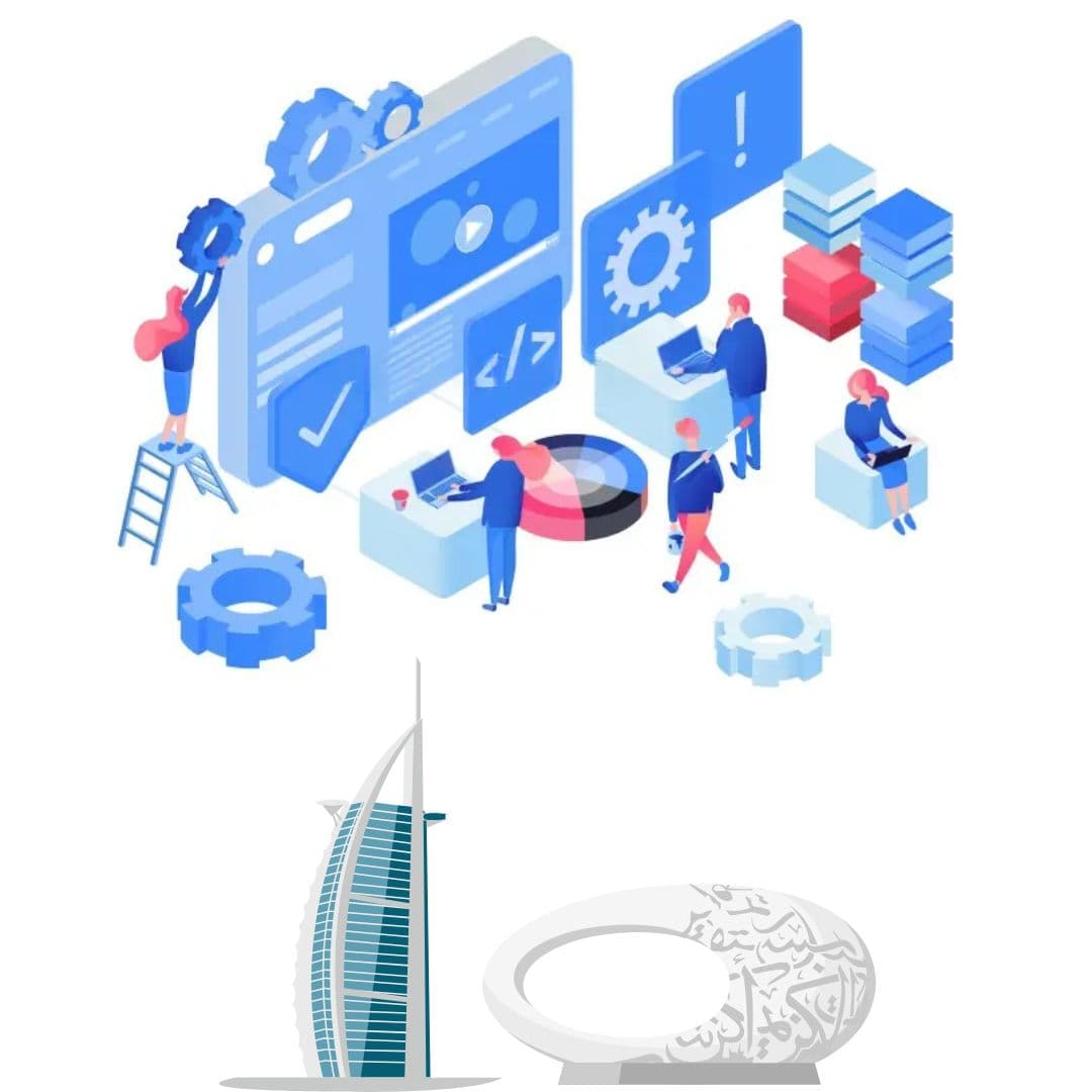 Web development team working on modern website design and development at Laser Web Maker