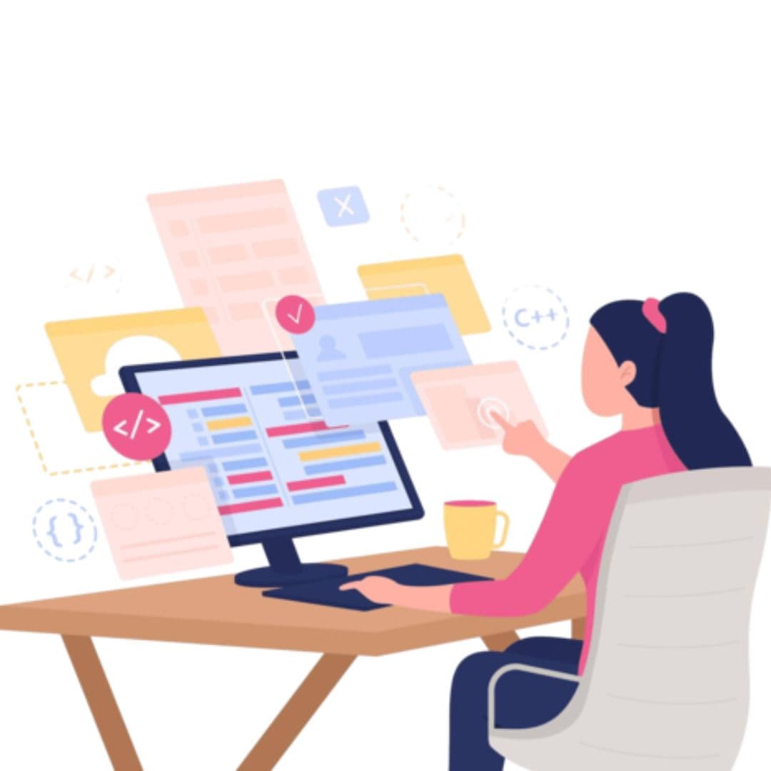 Web development team working on modern website design and development at Laser Web Maker