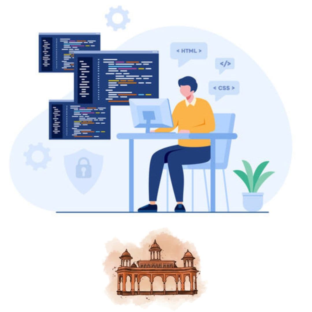 Web development team working on modern website design and development at Laser Web Maker