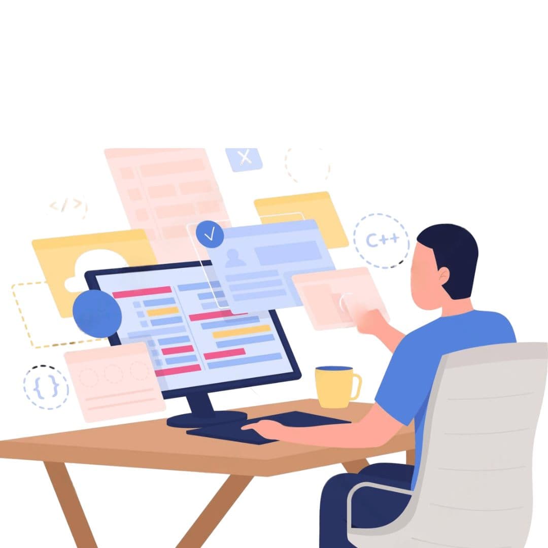 Web development team working on modern website design and development at Laser Web Maker