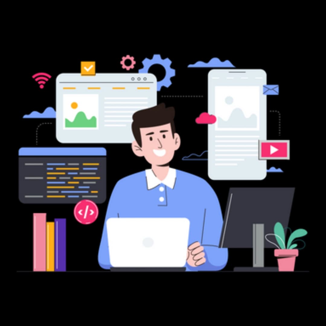 Web development team working on modern website design and development at Laser Web Maker