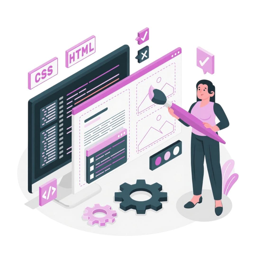 Top-Website-Designing-Company-Noida Web development team working on modern website design and development at Laser Web Maker