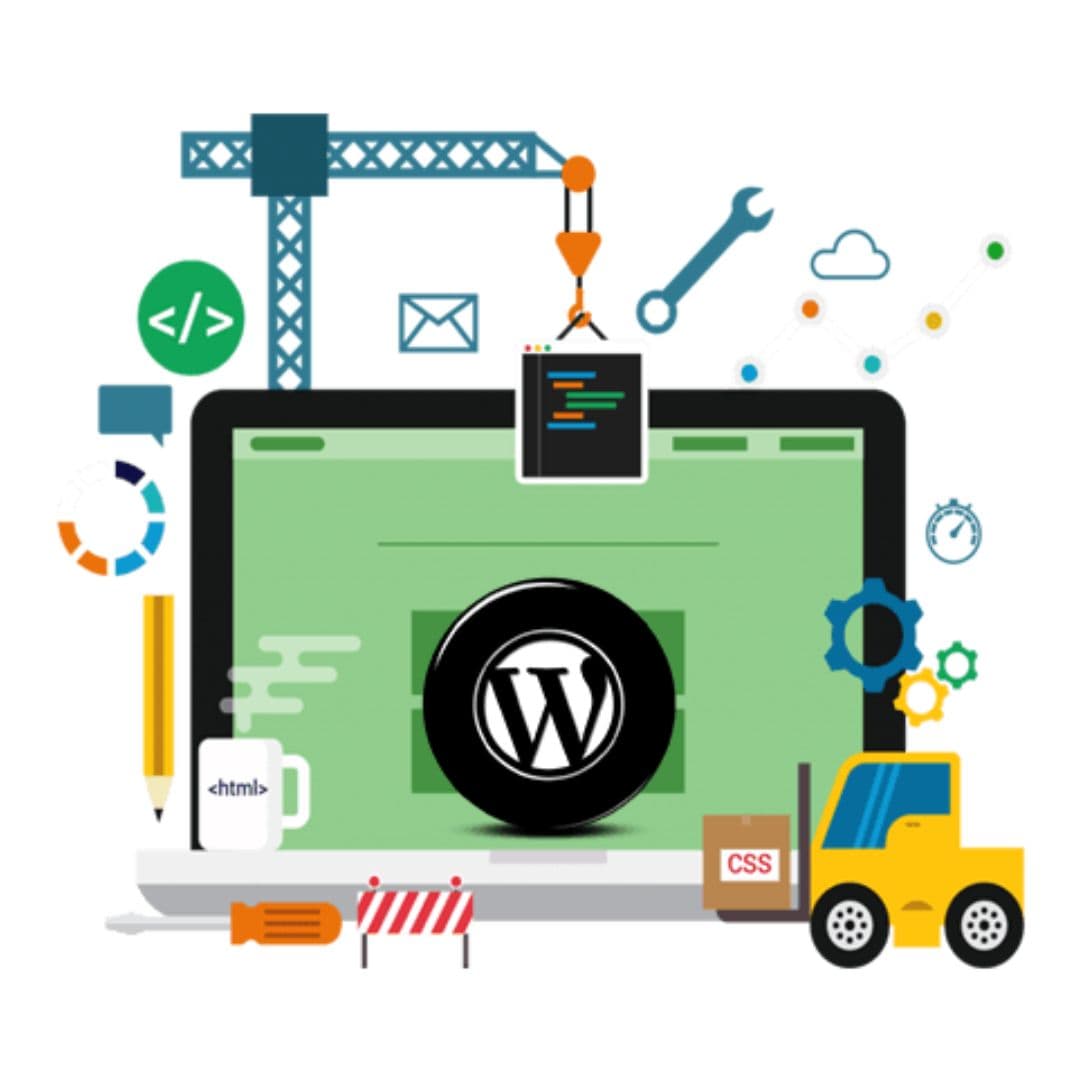 Laser Web Maker - Professional WordPress Website Development Services Web development team working on modern website design and development at Laser Web Maker