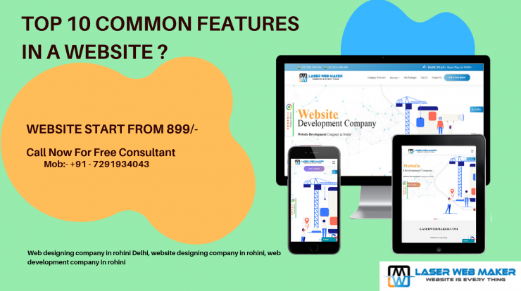 Common Features in a Website